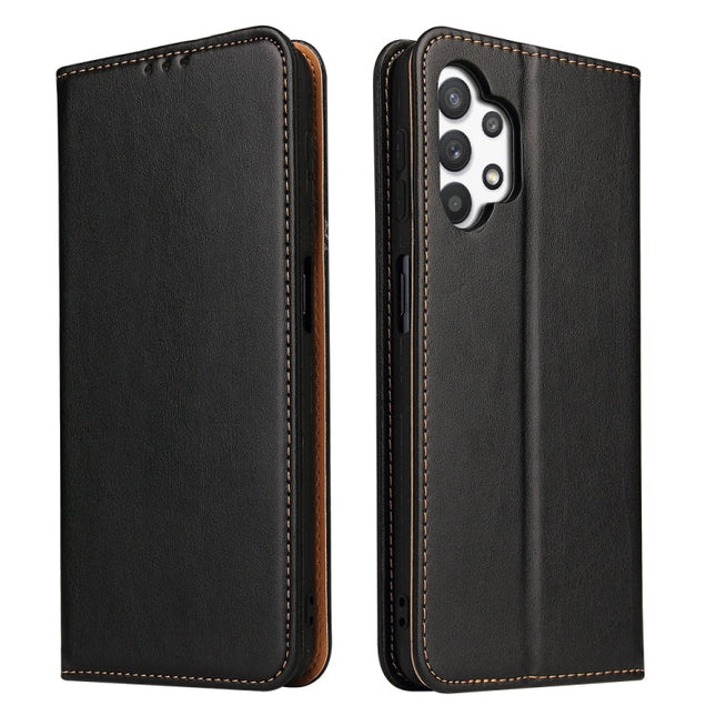 Fierre Shann PU Genuine Leather Texture Horizontal Flip Leather Case with Holder & Card Slots & Wallet, For Samsung Galaxy A32 5G, For Samsung Galaxy A72 5G, For Samsung Galaxy A52 5G