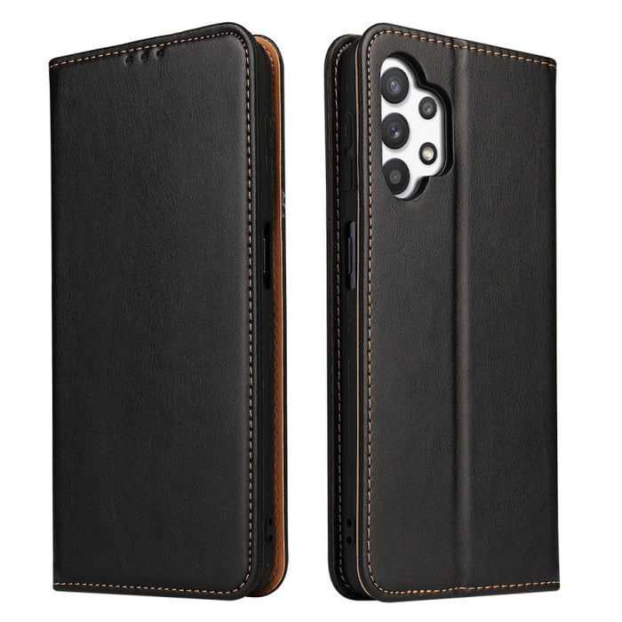 Fierre Shann PU Genuine Leather Texture Horizontal Flip Leather Case with Holder & Card Slots & Wallet, For Samsung Galaxy A32 5G, For Samsung Galaxy A72 5G, For Samsung Galaxy A52 5G