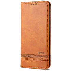 AZNS Magnetic Calf Texture Horizontal Flip Leather Case with Card Slots & Holder & Wallet, For OPPO A74 4G / F19