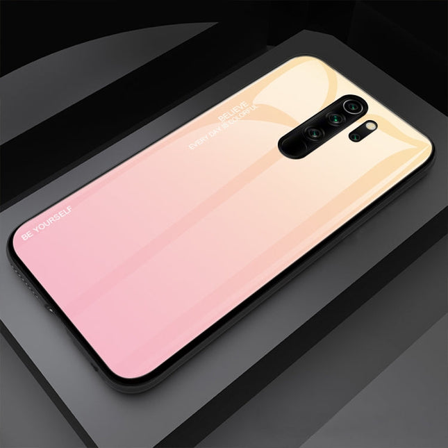Gradient Color Glass Case, For Xiaomi Redmi Note 8 Pro, For Xiaomi Redmi Note 8, For iPhone 11 Pro