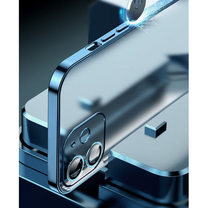 Anti-fingerprint Frosted Electroplating Protective Case with Camera Film, For iPhone 12 Pro Max, For iPhone 11 Pro Max, For iPhone 12, For iPhone 12 Pro, For iPhone 11, For iPhone 11 Pro