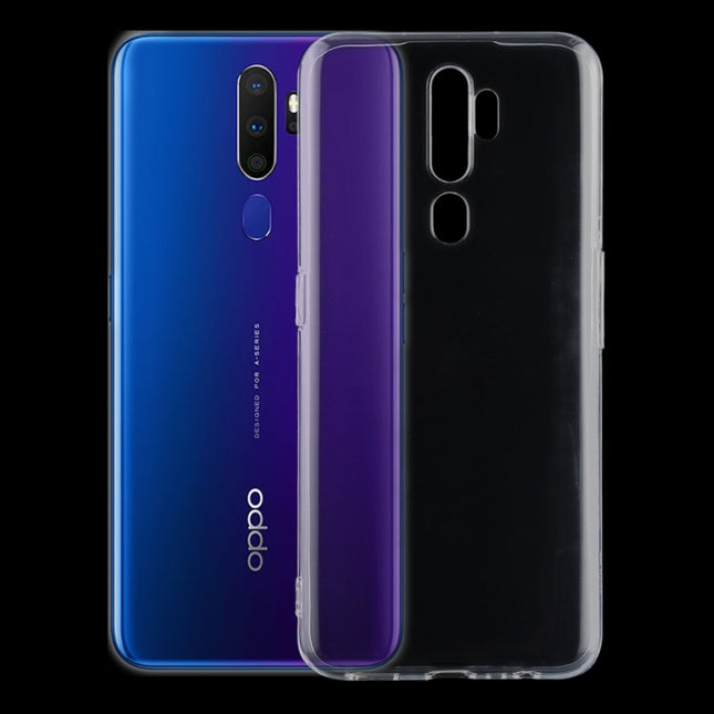 0.75mm Ultra Thin Transparent TPU Case, For OPPO A9 (2020), For OPPO Reno 2