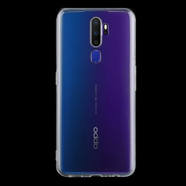 0.75mm Ultra Thin Transparent TPU Case, For OPPO A9 (2020), For OPPO Reno 2
