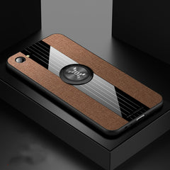 XINLI Stitching Cloth Textue Shockproof TPU Protective Case with Ring Holder, For OPPO A3, For OPPO A5, For OPPO A7, For OPPO A9