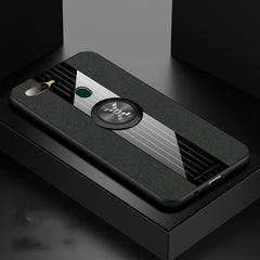 XINLI Stitching Cloth Textue Shockproof TPU Protective Case with Ring Holder, For OPPO A3, For OPPO A5, For OPPO A7, For OPPO A9