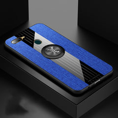 XINLI Stitching Cloth Textue Shockproof TPU Protective Case with Ring Holder, For OPPO A3, For OPPO A5, For OPPO A7, For OPPO A9