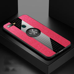 XINLI Stitching Cloth Textue Shockproof TPU Protective Case with Ring Holder, For OPPO A3, For OPPO A5, For OPPO A7, For OPPO A9