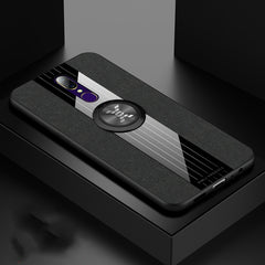 XINLI Stitching Cloth Textue Shockproof TPU Protective Case with Ring Holder, For OPPO A3, For OPPO A5, For OPPO A7, For OPPO A9