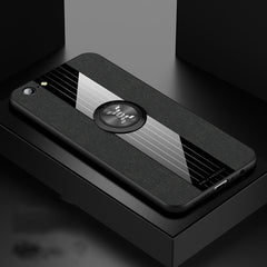 XINLI Stitching Cloth Textue Shockproof TPU Protective Case with Ring Holder, For OPPO A7X / F9, For OPPO A57, For OPPO A59, For OPPO A73