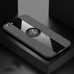 XINLI Stitching Cloth Textue Shockproof TPU Protective Case with Ring Holder, For OPPO A7X / F9, For OPPO A57, For OPPO A59, For OPPO A73