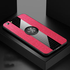 XINLI Stitching Cloth Textue Shockproof TPU Protective Case with Ring Holder, For OPPO A7X / F9, For OPPO A57, For OPPO A59, For OPPO A73