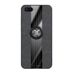 XINLI Stitching Cloth Textue Shockproof TPU Protective Case with Ring Holder, For OPPO R11, For OPPO R11 Plus, For OPPO R11S, For OPPO R11S Plus