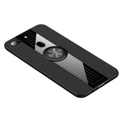 XINLI Stitching Cloth Textue Shockproof TPU Protective Case with Ring Holder, For OPPO R15 Dream Mirror Edition, For OPPO Realme Q, For OPPO Realme X / K3, For OPPO Realme X Lite