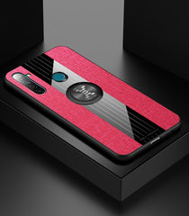 XINLI Stitching Cloth Textue Shockproof TPU Protective Case with Ring Holder, For OPPO R15 Dream Mirror Edition, For OPPO Realme Q, For OPPO Realme X / K3, For OPPO Realme X Lite