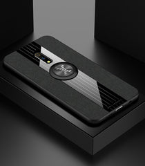 XINLI Stitching Cloth Textue Shockproof TPU Protective Case with Ring Holder, For OPPO R15 Dream Mirror Edition, For OPPO Realme Q, For OPPO Realme X / K3, For OPPO Realme X Lite