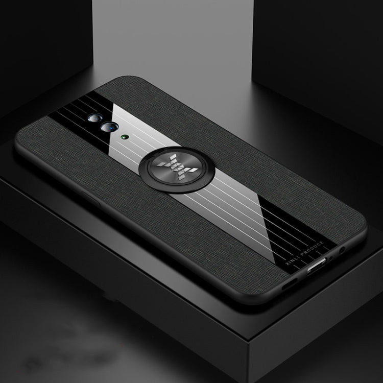 XINLI Stitching Cloth Textue Shockproof TPU Protective Case with Ring Holder, For OPPO Reno, For OPPO Reno 2, For OPPO Reno Z