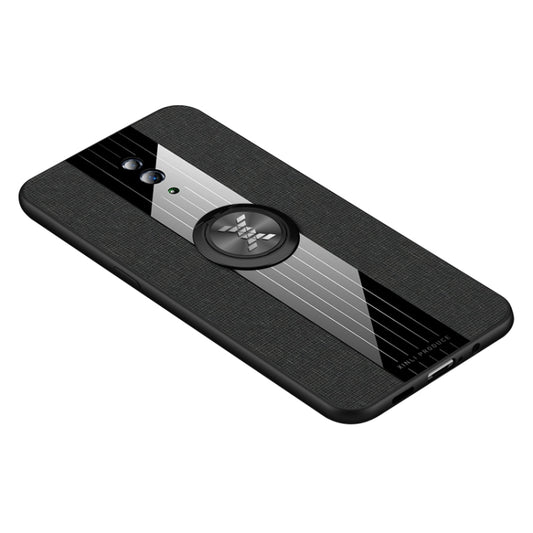XINLI Stitching Cloth Textue Shockproof TPU Protective Case with Ring Holder, For OPPO Reno, For OPPO Reno 2, For OPPO Reno Z