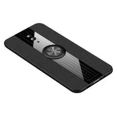 XINLI Stitching Cloth Textue Shockproof TPU Protective Case with Ring Holder, For OPPO Reno, For OPPO Reno 2, For OPPO Reno Z