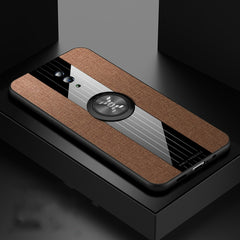 XINLI Stitching Cloth Textue Shockproof TPU Protective Case with Ring Holder, For OPPO Reno, For OPPO Reno 2, For OPPO Reno Z