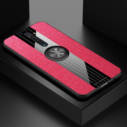 XINLI Stitching Cloth Textue Shockproof TPU Protective Case with Ring Holder