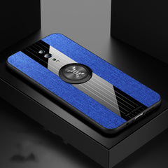 XINLI Stitching Cloth Textue Shockproof TPU Protective Case with Ring Holder, For OPPO Reno, For OPPO Reno 2, For OPPO Reno Z