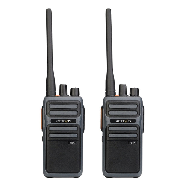 1 Pair RETEVIS RB617 PMR446 16CHS License-free Two Way Radio Handheld Walkie Talkie, EU Plug