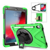 Shockproof Colorful Silicone + PC Protective Case with Holder & Shoulder Strap & Hand Strap & Pen Slot, For iPad Pro 10.5