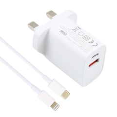 20W USB-C / Type-C + USB Ports Charger with 100W Type-C to 8 Pin Fast Charging Cable, 1m Type-C to 8 Pin, UK Plug, 1m Type-C to 8 Pin, US Plug, 1m Type-C to 8 Pin, EU Plug, 2m Type-C to 8 Pin, UK Plug, 2m Type-C to 8 Pin, US Plug�����������������������...