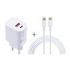 2m Type-C to 8 Pin, EU Plug