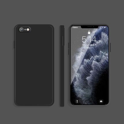 Solid Color Imitation Liquid Silicone Straight Edge Dropproof Full Coverage Protective Case, For iPhone 6s / 6, For iPhone 6s Plus / 6 Plus