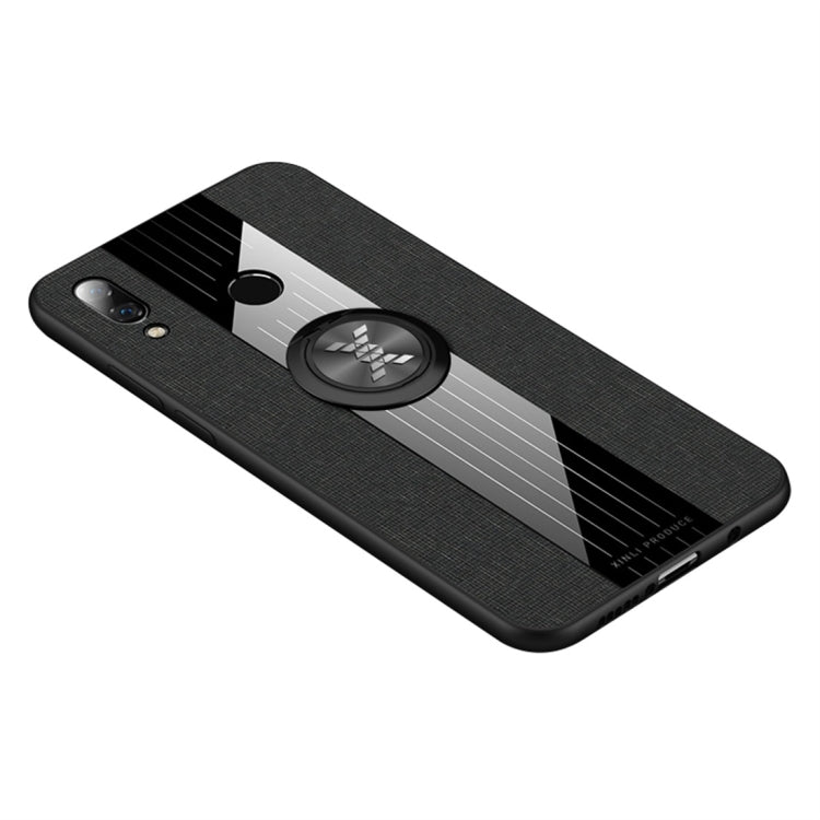 XINLI Stitching Cloth Textue Shockproof TPU Protective Case with Ring Holder, For Huawei nova 3e, For Huawei nova 3i, For Huawei nova 4, For Huawei nova 4e