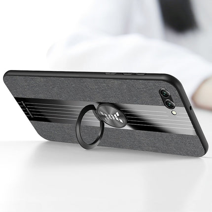 XINLI Stitching Cloth Textue Shockproof TPU Protective Case with Ring Holder, For Huawei nova 3e, For Huawei nova 3i, For Huawei nova 4, For Huawei nova 4e