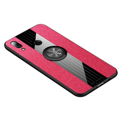 XINLI Stitching Cloth Textue Shockproof TPU Protective Case with Ring Holder, For Huawei nova 3e, For Huawei nova 3i, For Huawei nova 4, For Huawei nova 4e