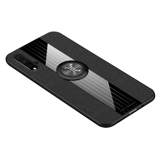 XINLI Stitching Cloth Textue Shockproof TPU Protective Case with Ring Holder, For Huawei nova 5, For Huawei nova 5i, For Huawei nova 5i Pro, For Huawei P20