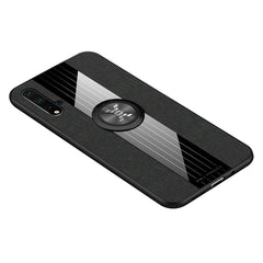 XINLI Stitching Cloth Textue Shockproof TPU Protective Case with Ring Holder, For Huawei nova 5, For Huawei nova 5i, For Huawei nova 5i Pro, For Huawei P20