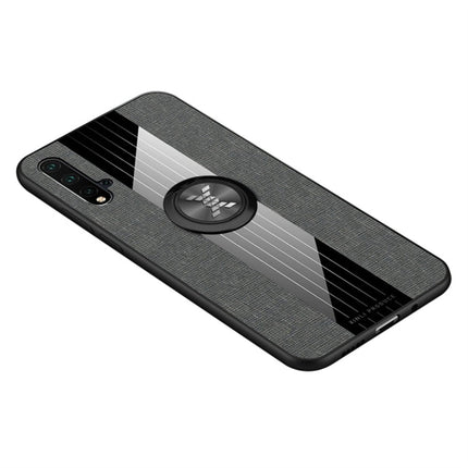 XINLI Stitching Cloth Textue Shockproof TPU Protective Case with Ring Holder, For Huawei nova 5, For Huawei nova 5i, For Huawei nova 5i Pro, For Huawei P20