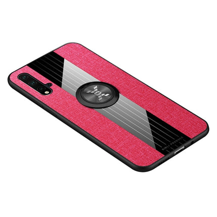 XINLI Stitching Cloth Textue Shockproof TPU Protective Case with Ring Holder, For Huawei nova 5, For Huawei nova 5i, For Huawei nova 5i Pro, For Huawei P20