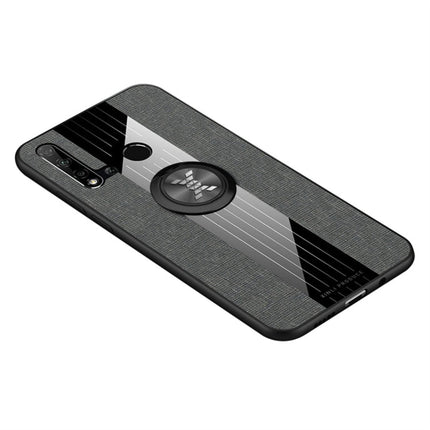 XINLI Stitching Cloth Textue Shockproof TPU Protective Case with Ring Holder, For Huawei nova 5, For Huawei nova 5i, For Huawei nova 5i Pro, For Huawei P20