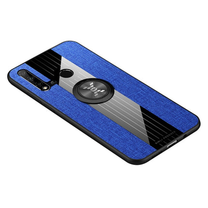 XINLI Stitching Cloth Textue Shockproof TPU Protective Case with Ring Holder, For Huawei nova 5, For Huawei nova 5i, For Huawei nova 5i Pro, For Huawei P20