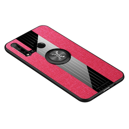 XINLI Stitching Cloth Textue Shockproof TPU Protective Case with Ring Holder, For Huawei nova 5, For Huawei nova 5i, For Huawei nova 5i Pro, For Huawei P20