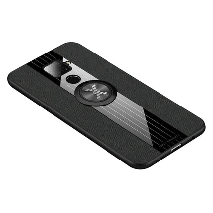 XINLI Stitching Cloth Textue Shockproof TPU Protective Case with Ring Holder, For Huawei nova 5, For Huawei nova 5i, For Huawei nova 5i Pro, For Huawei P20