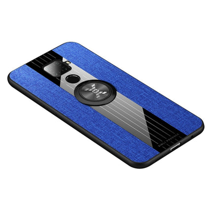 XINLI Stitching Cloth Textue Shockproof TPU Protective Case with Ring Holder, For Huawei nova 5, For Huawei nova 5i, For Huawei nova 5i Pro, For Huawei P20