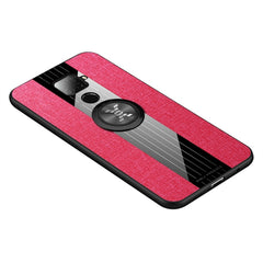 XINLI Stitching Cloth Textue Shockproof TPU Protective Case with Ring Holder, For Huawei nova 5, For Huawei nova 5i, For Huawei nova 5i Pro, For Huawei P20