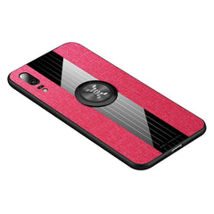 XINLI Stitching Cloth Textue Shockproof TPU Protective Case with Ring Holder, For Huawei nova 5, For Huawei nova 5i, For Huawei nova 5i Pro, For Huawei P20