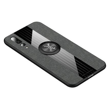 XINLI Stitching Cloth Textue Shockproof TPU Protective Case with Ring Holder, For Huawei P20 lite, For Huawei P20 Pro, For Huawei P30, For Huawei P30 Lite