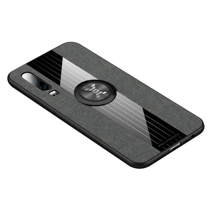 XINLI Stitching Cloth Textue Shockproof TPU Protective Case with Ring Holder, For Huawei P20 lite, For Huawei P20 Pro, For Huawei P30, For Huawei P30 Lite