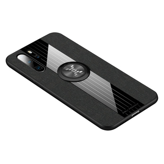XINLI Stitching Cloth Textue Shockproof TPU Protective Case with Ring Holder, For Huawei P30 Pro