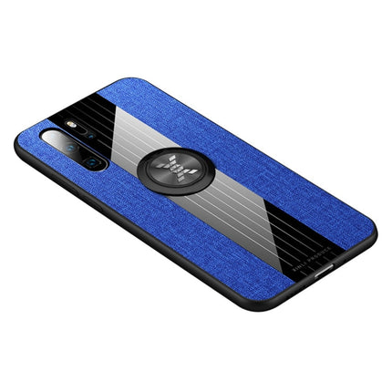 XINLI Stitching Cloth Textue Shockproof TPU Protective Case with Ring Holder, For Huawei P30 Pro