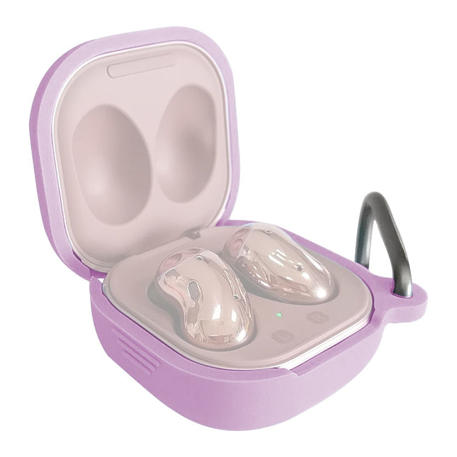 For Samsung Galaxy Buds Live / Pro Bluetooth Earphone Silicone Protective Case with Hook