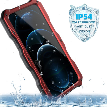 Aluminum Alloy + Silicone Anti-dust Full Body Protection with Holder, For iPhone 12 / 12 Pro, For iPhone 12 Pro Max